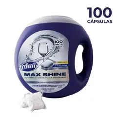 GENERICO - Detergente Lavavajillas Lavaloza Infinix 100 Cápsulas