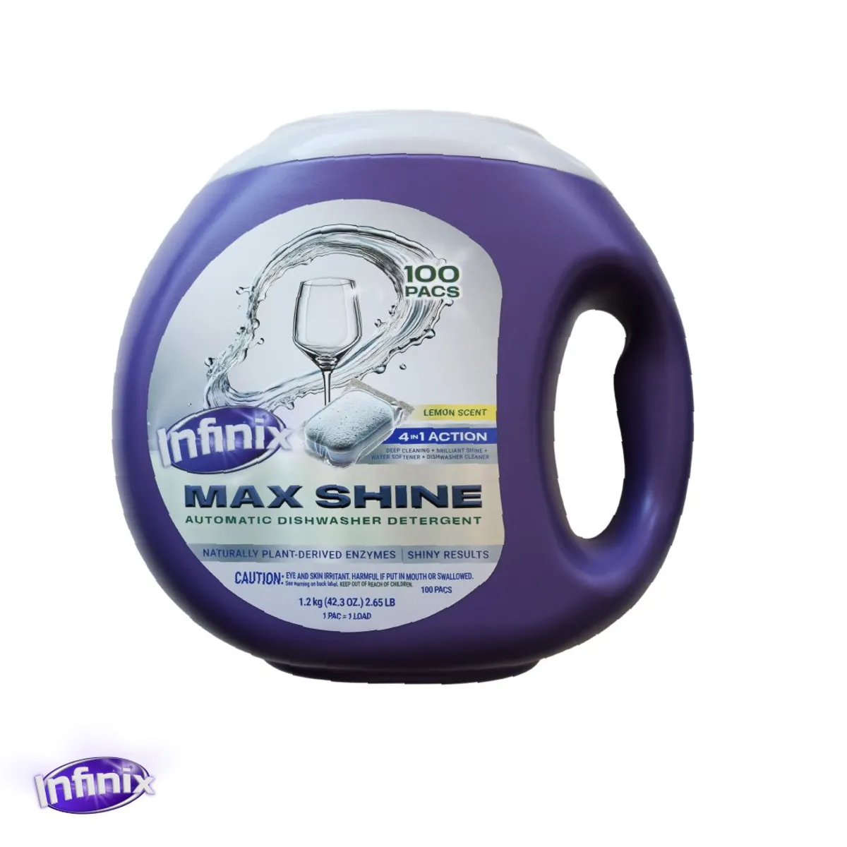 INFINIX - Detergente Lavavajillas Lavaloza Infinix 100 Cápsulas