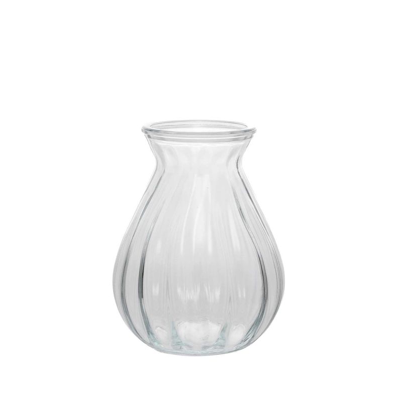 SOHOGAR - Florero de vidrio transparente 14 cm