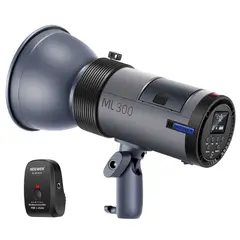 NEEWER - Flash Estudio 300w 24g + Batería P Canon Sony Nikon Fujifilm