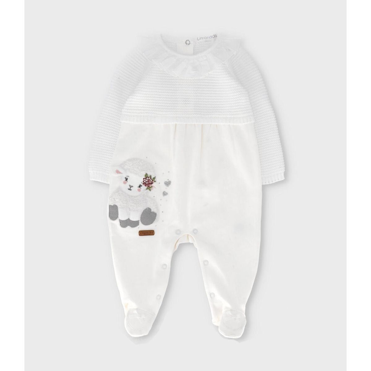 LIMONADA - Enterito recién nacida tejido blanco Limonada