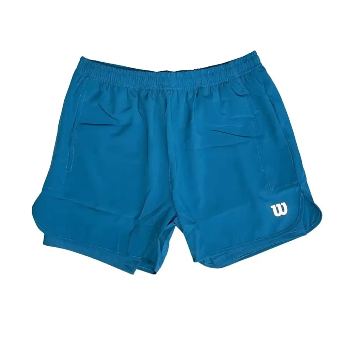 WILSON - Short Wilson Flex Azul Con Calza Tenis Padel