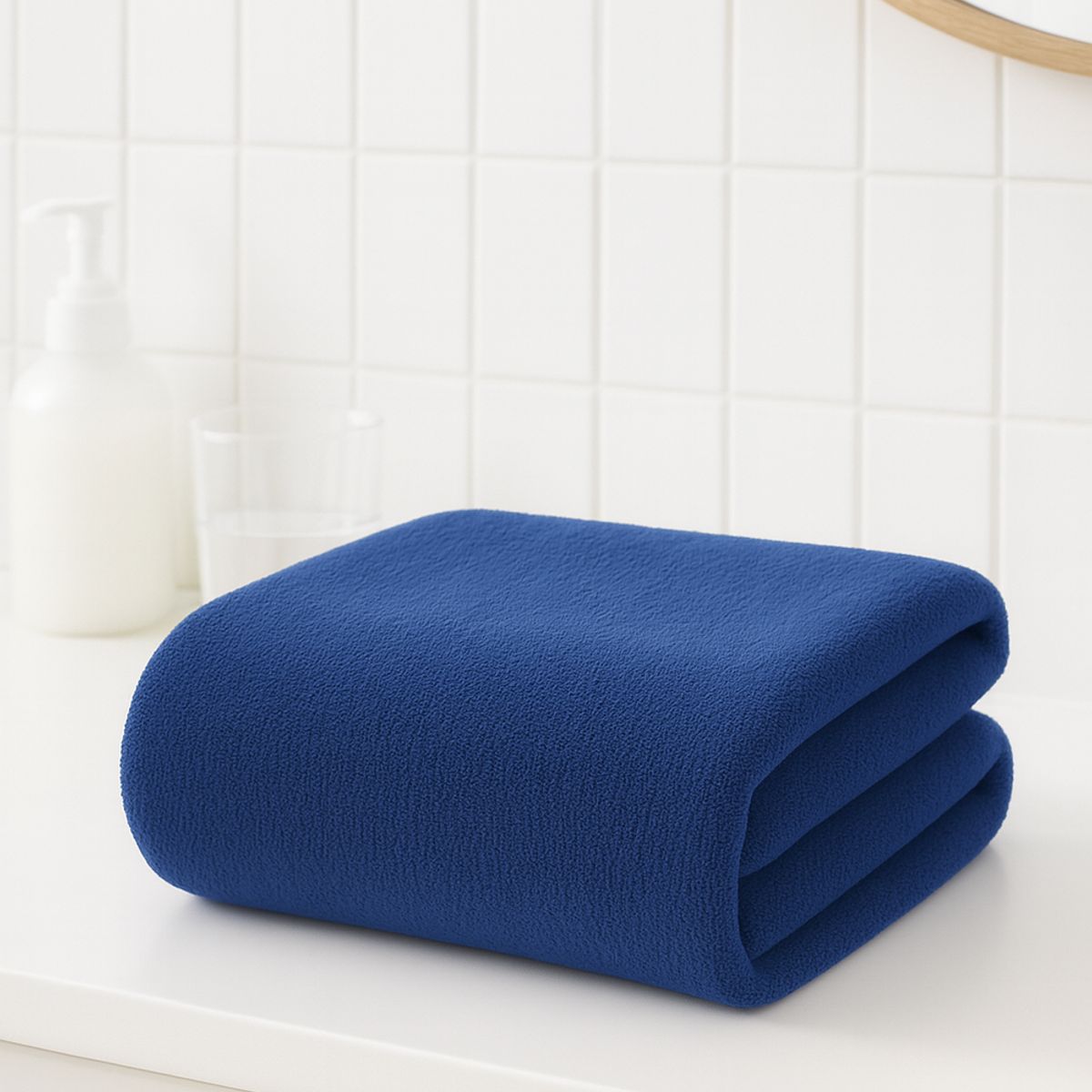 COSAS CASA - Toalla Azul Microfibra 070x130