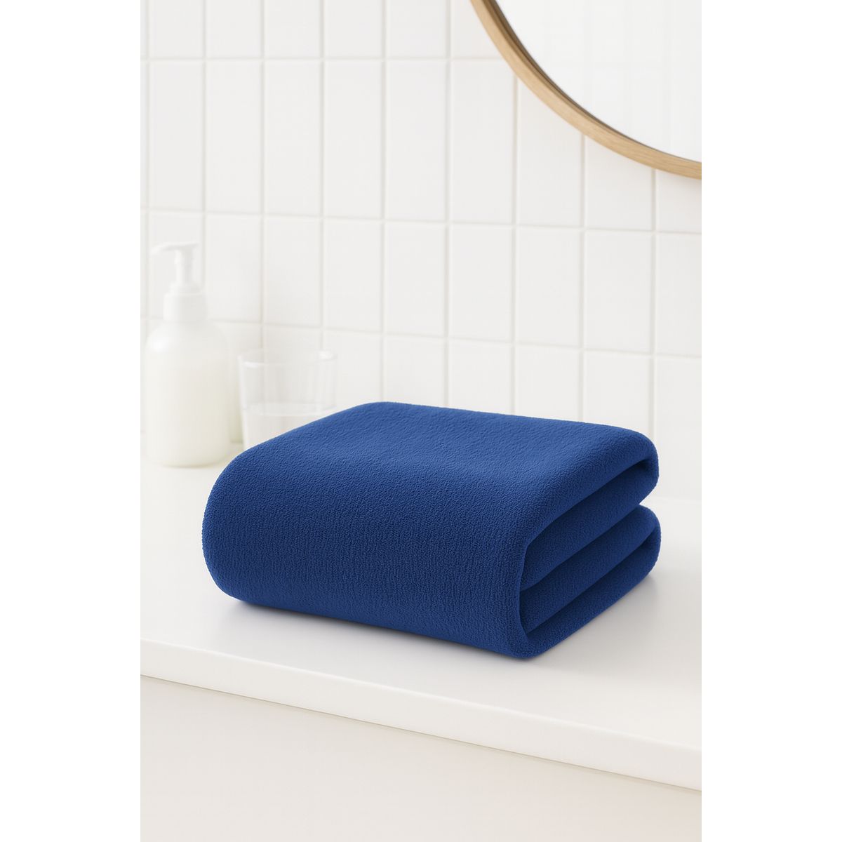 COSAS CASA - Toalla Azul Microfibra 070x130
