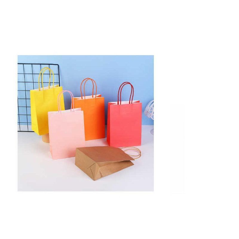 GENERICO - Set 12 Bolsa de papel kraft tamaño S