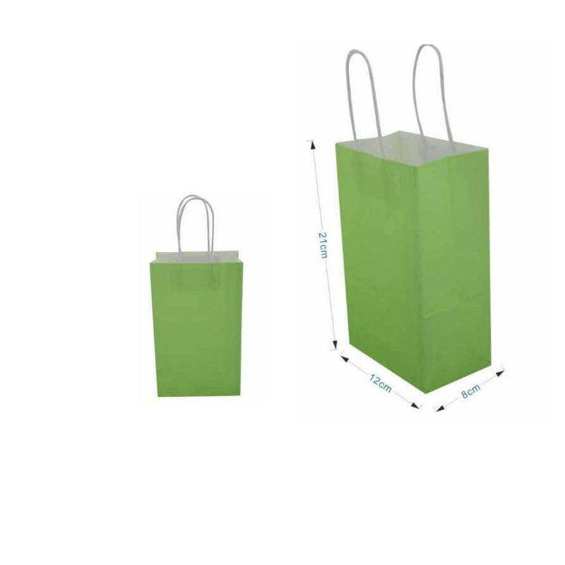 GENERICO - Bolsa de papel tamaño S 12pcs