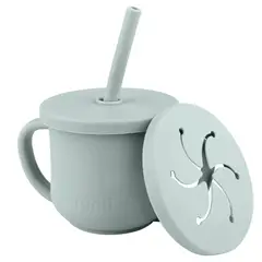 INFANTI - Vaso 2 En 1 con Asas Azul
