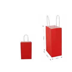 GENERICO - Bolsa de papel tamaño S 12pcs