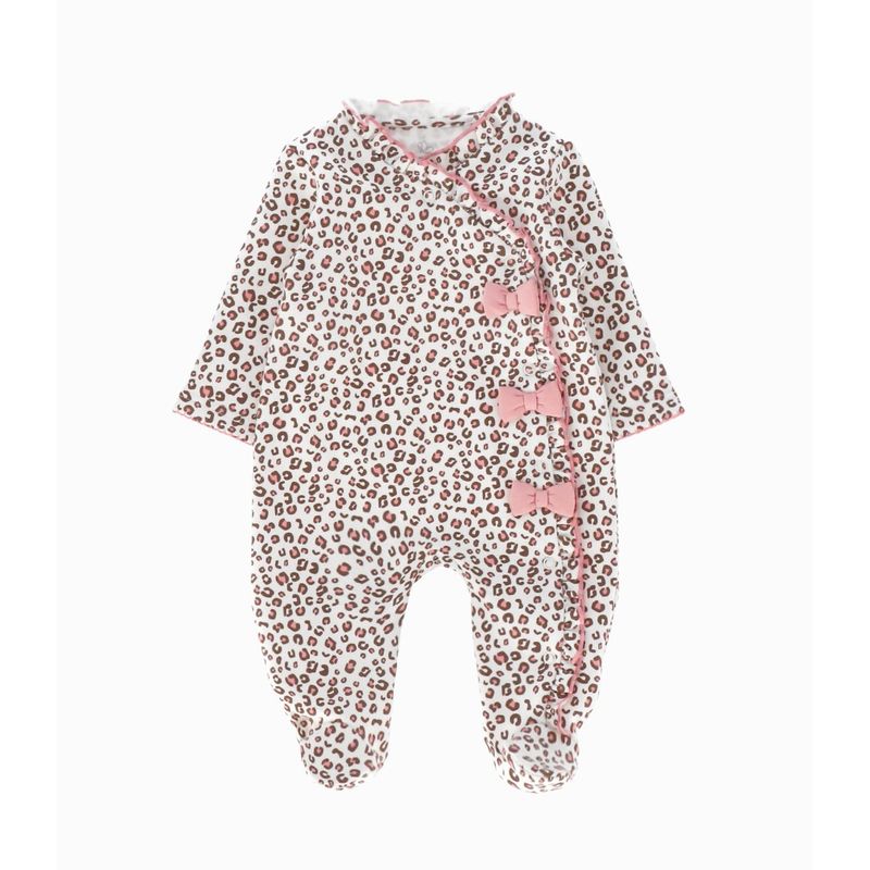 LIMONADA - Enterito recién nacida animal print rosado Limonada