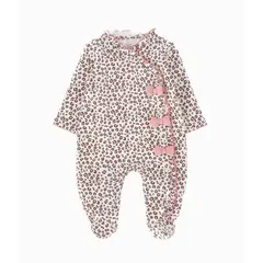 LIMONADA - Enterito recién nacida animal print rosado