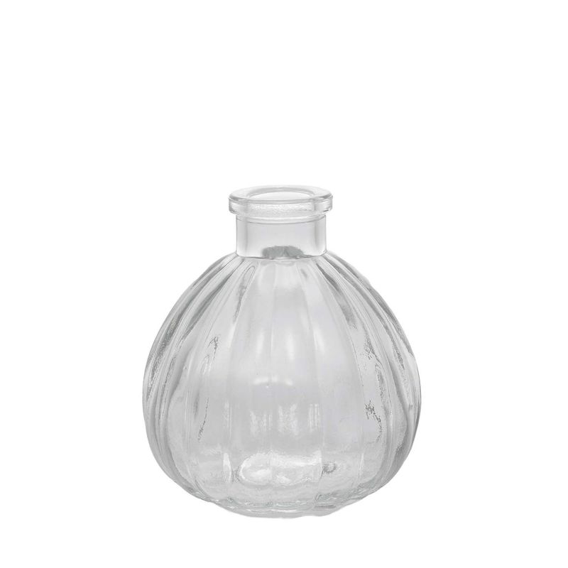 SOHOGAR - Florero de vidrio transparente 9 cm