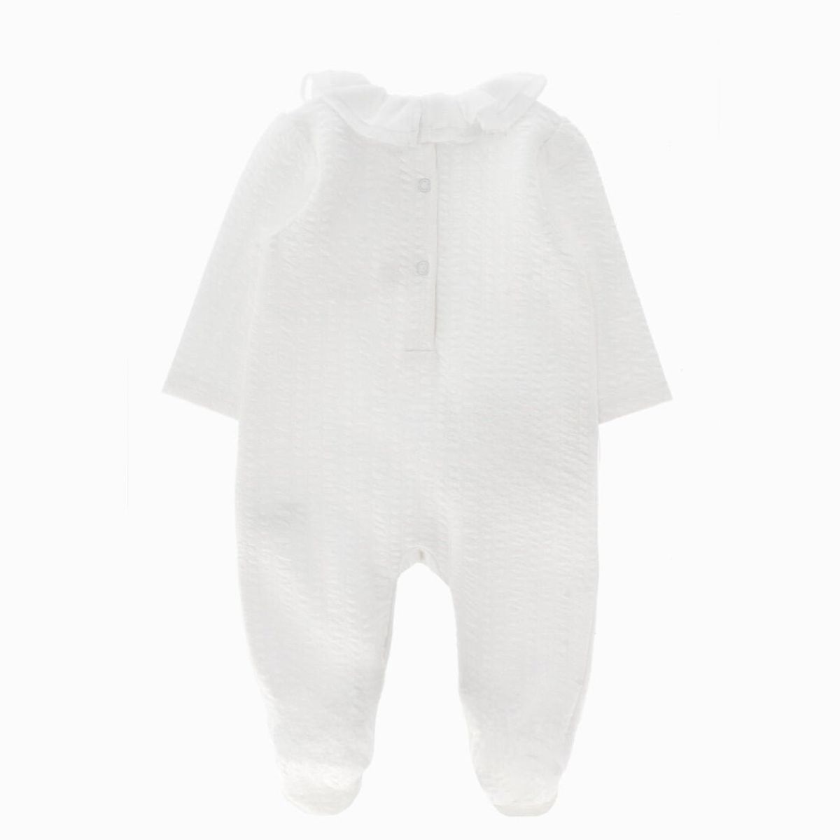 LIMONADA - Enterito recién nacida trenzado blanco Limonada