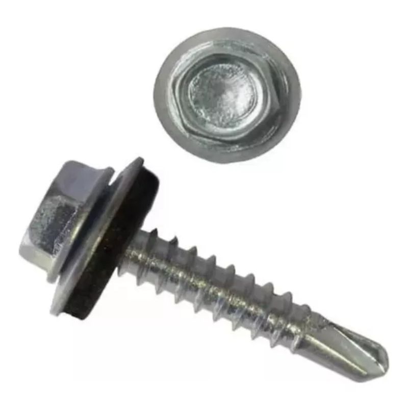 GENERICO - Tornillo Hexagonal Punta Broca 12x3/4 100 Und