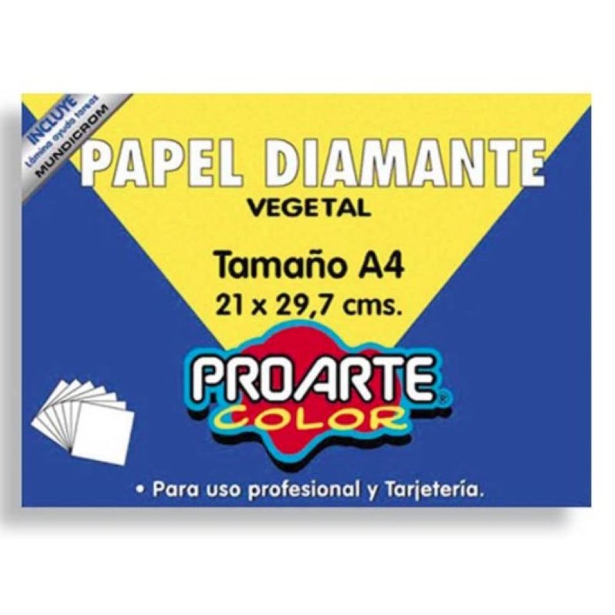 PROARTE - Carpeta Papel Diamante Vegetal A4