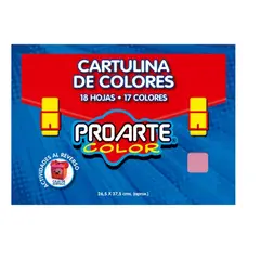 PROARTE - Carpeta Cartulina Variados Colores