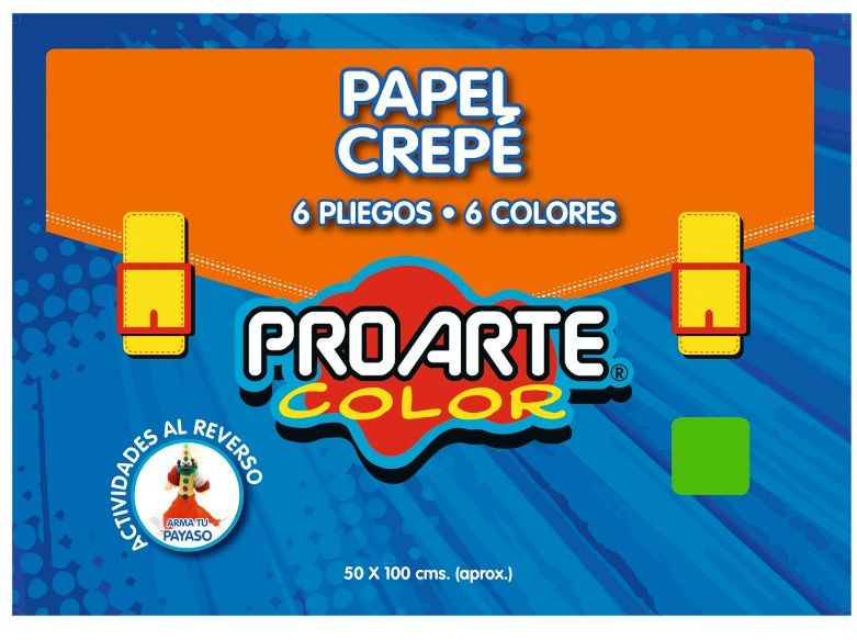 Carpeta Papel Crepe de Colores