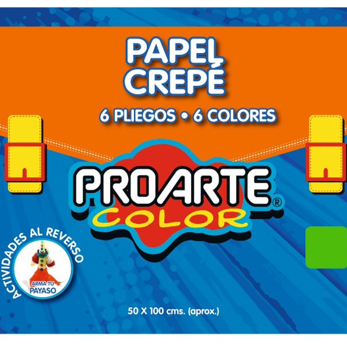 PROARTE - Carpeta Papel Crepe de Colores