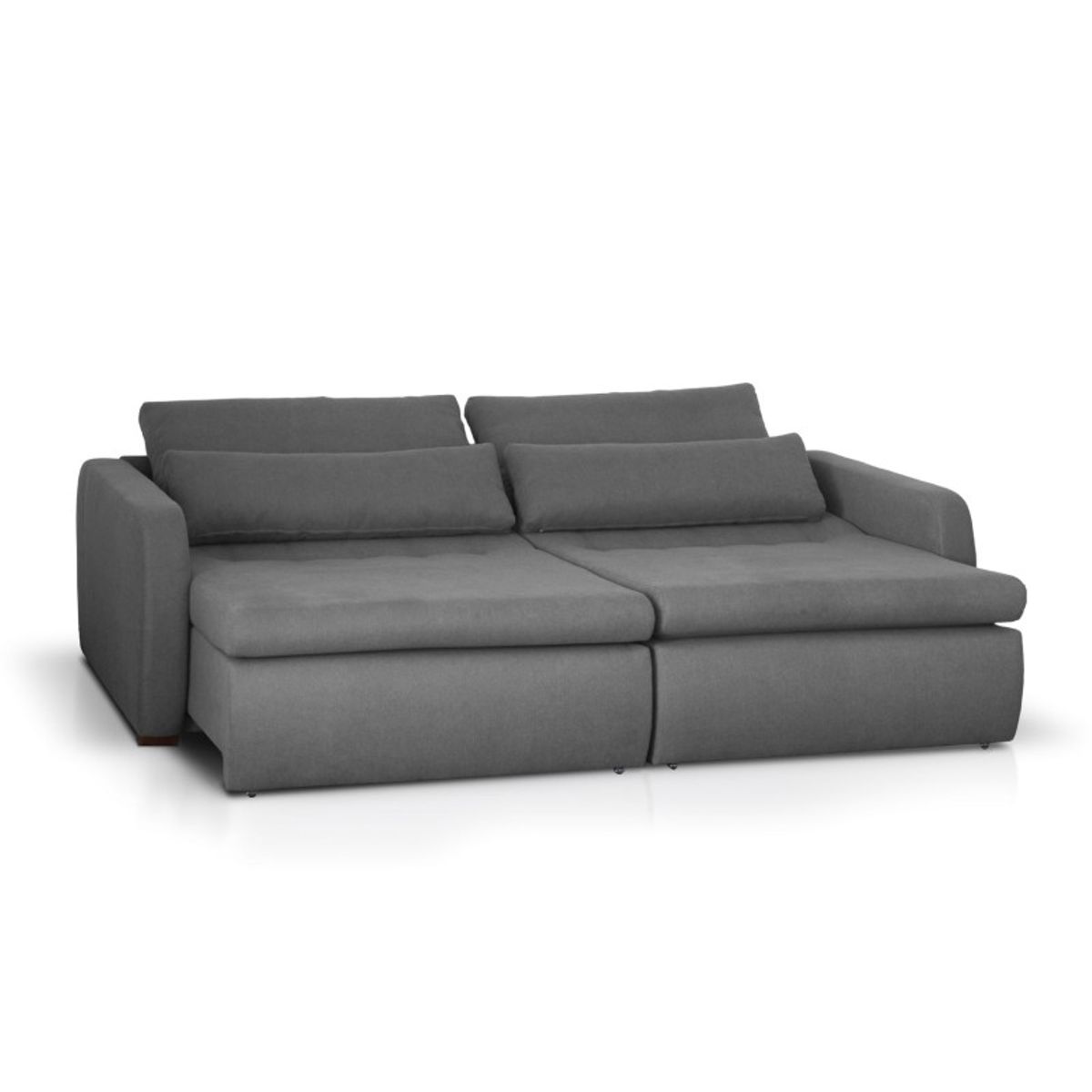 RE DECORA - Sofá Cama 2 Cuerpos Zurich 228 cm Gris
