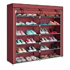 GENERICO - Zapatera armable armario 2 cuerpos colores surtidos almacenamiento