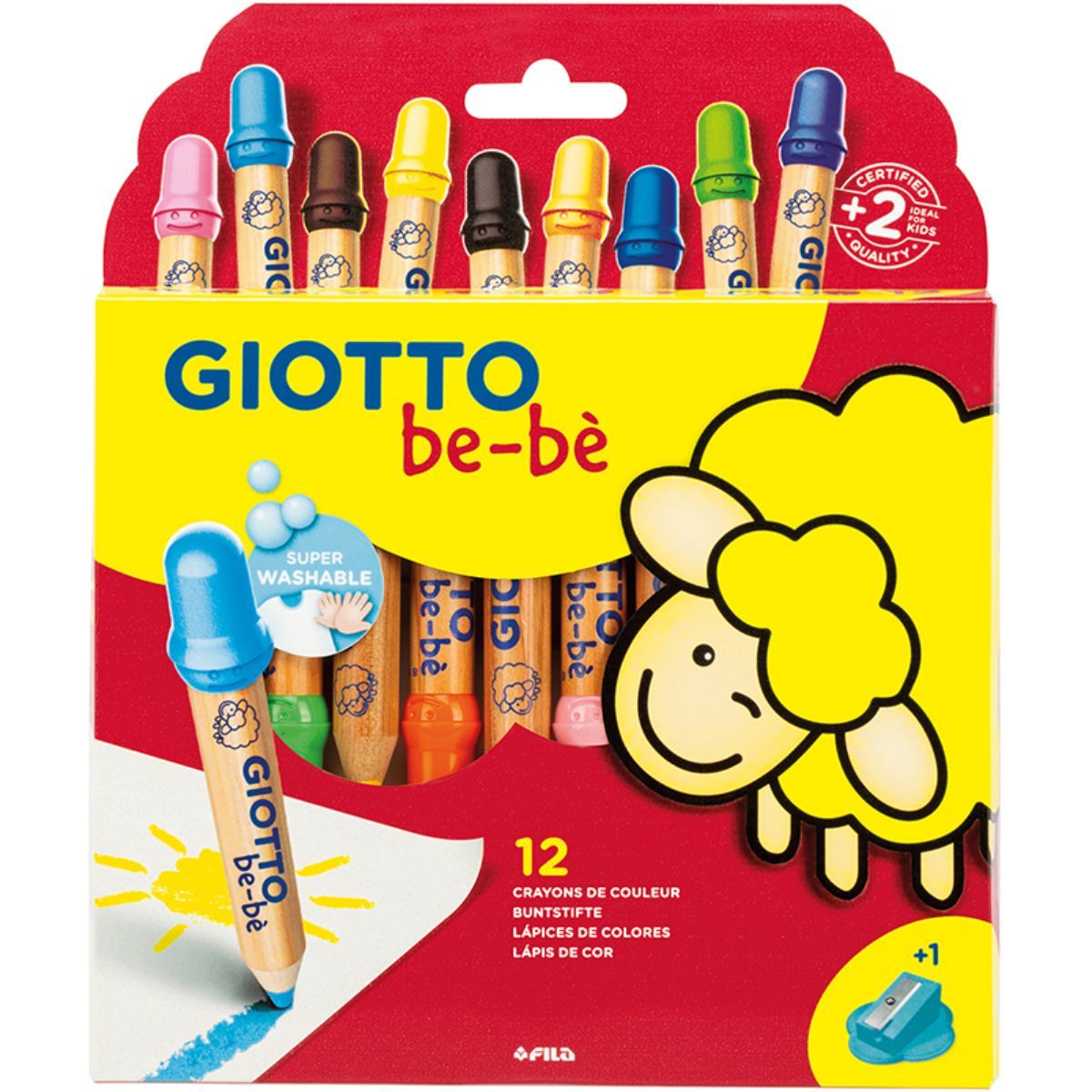 GIOTTO - Set 12 Lápices de Colores Giotto be-be