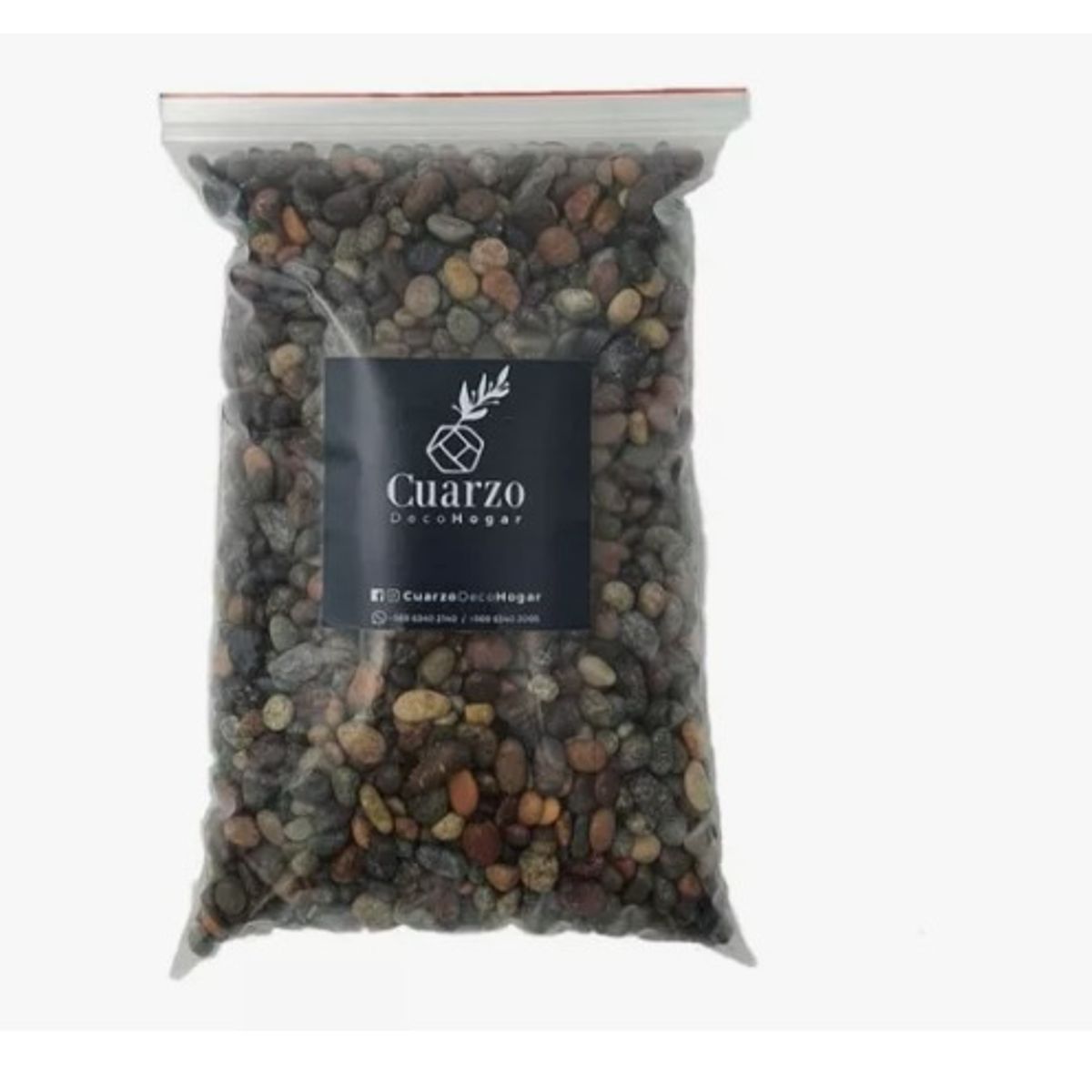 GENERICO - Piedra Ágata o de Rio 1kg Pequeña