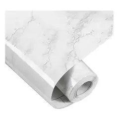 GENERICO - Papel Tapiz Autoadhesivo Mármol Para Pared Blanco