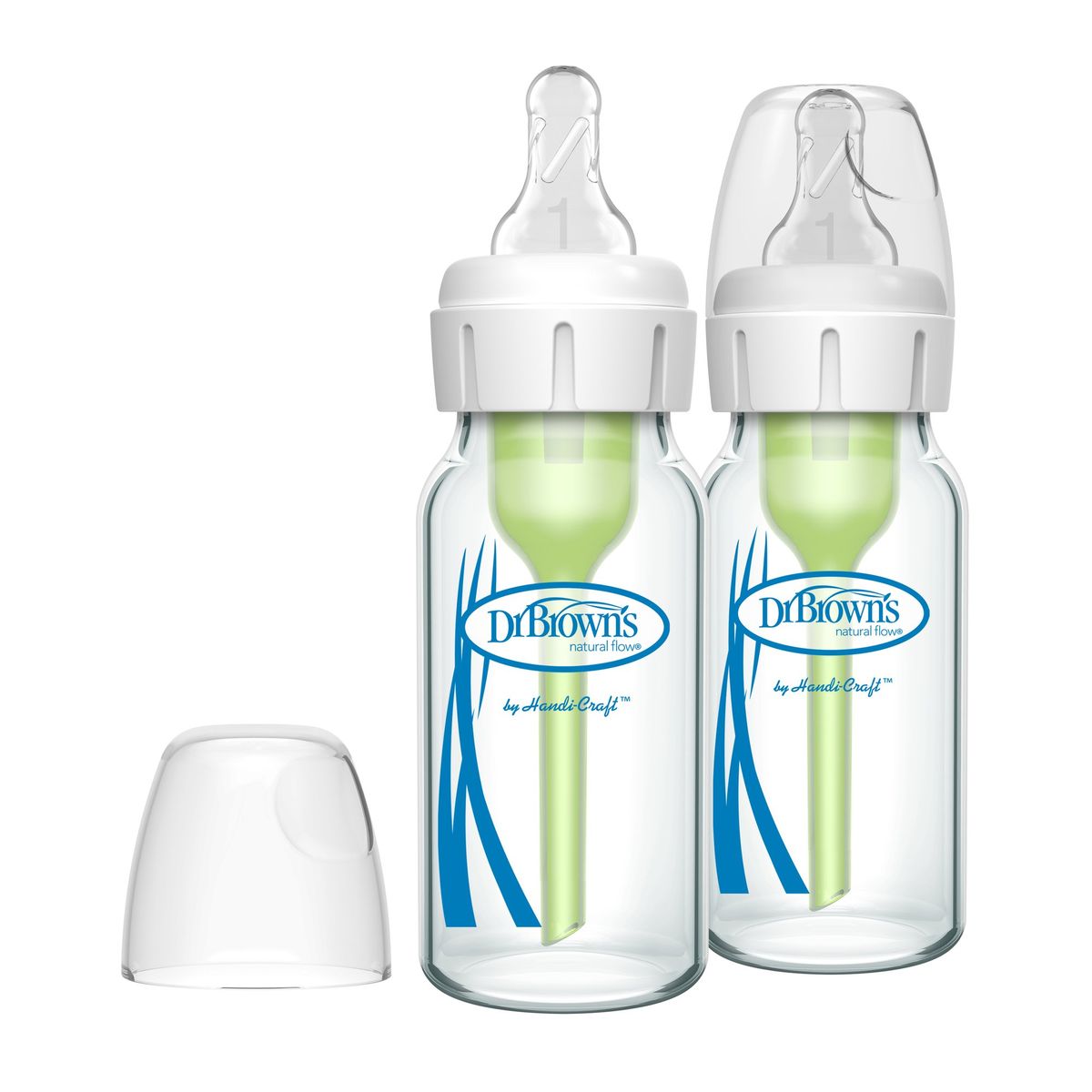 DR BROWN'S - Pack 2 Mamaderas Estándar Options+ Vidrio 120ml Dr. Brown´s