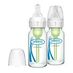 DR BROWN'S - Pack 2 Mamaderas Estándar Options+ Vidrio 120ml Dr. Brown´s