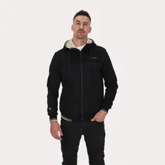 GANGSTER - Chaqueta Hibridas Patchwork Negro