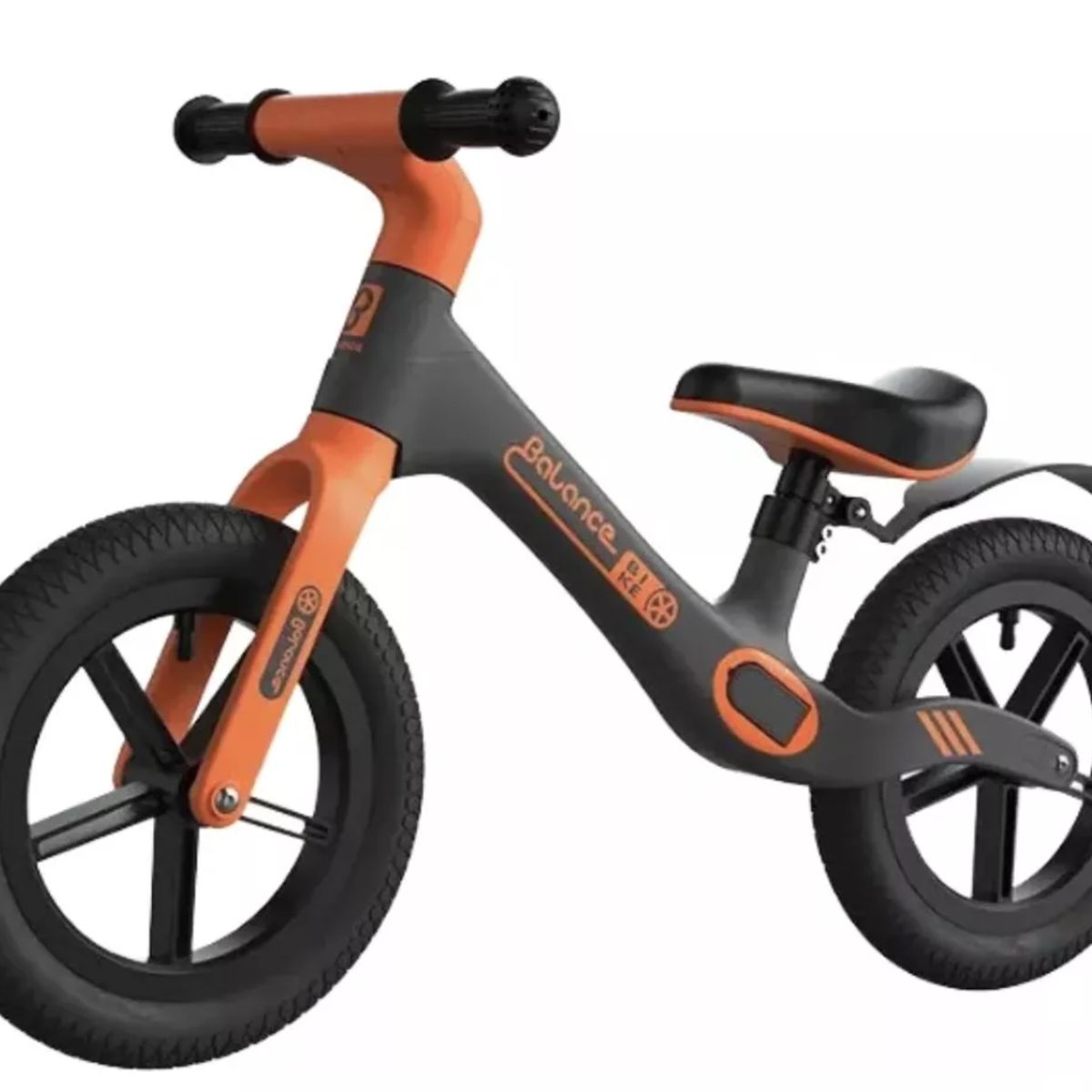 GENERICO - Bicicleta Equilibrio Color Naranjo Aro 10 Correpasillos Ajustable Niños