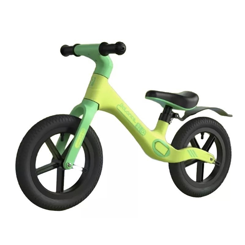 GENERICO - Bicicleta Equilibrio Color Verde Aro 10 Correpasillos Ajustable Niños