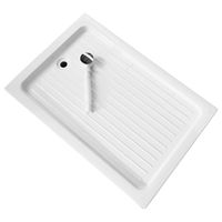 Receptáculo para Ducha Rectangular Blanco 120x80x13 cm