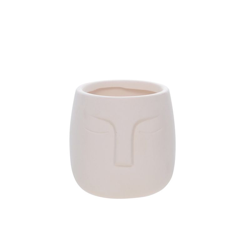 SOHOGAR - Macetero de cerámica Beige 12 cm
