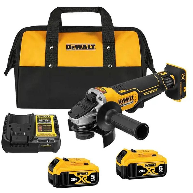 DEWALT - Kit Esmeril Angular Inal 4-1/2” XR 20V Max DCG413P2
