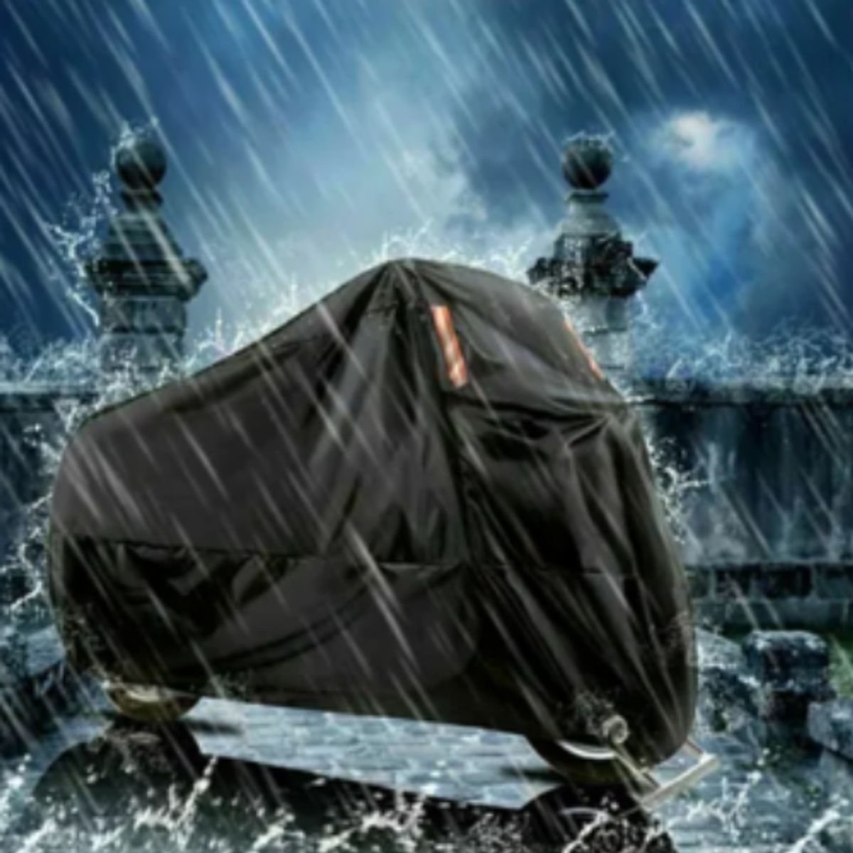 GENERICO - Funda De Motocicleta Impermeable Resistente Al Polvo Y Uv