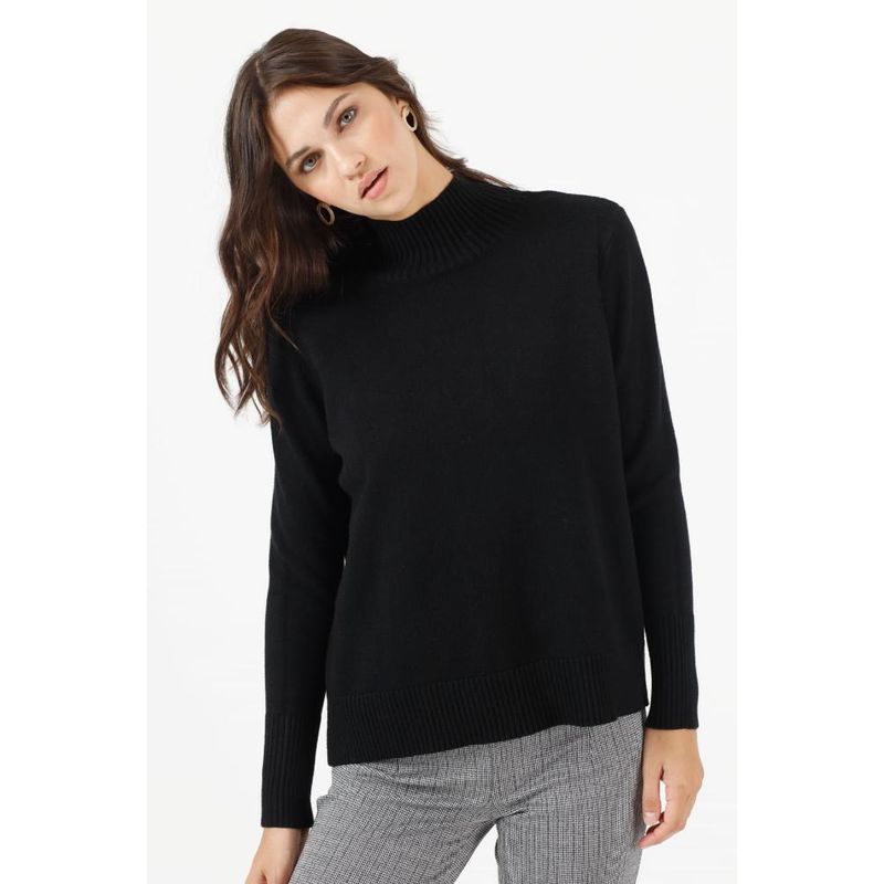 PRIVILEGE - Sweater negro PRIVILEGE 974 - Negro