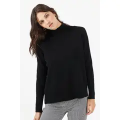 PRIVILEGE - Sweater negro 974 - Negro