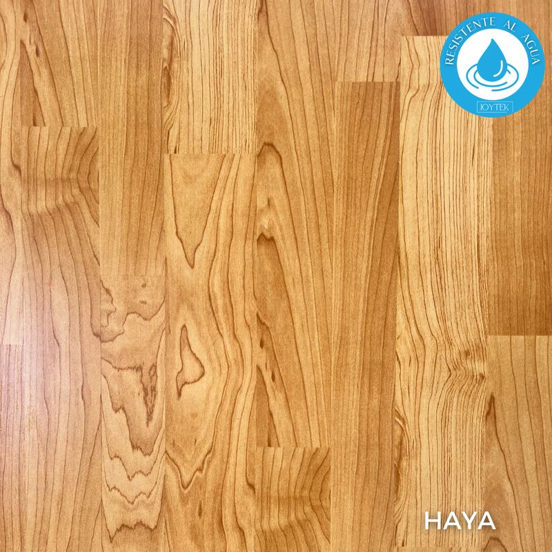 JOYTEK - Piso Flotante 8 mm Haya 122x20 cm  244 m2 1 Caja 10 Uni