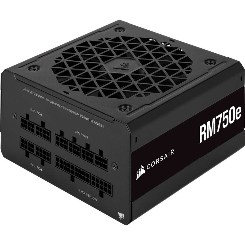 CORSAIR - Fuente de Poder Corsair RM750e, 750W, Modular, 80PLUS Gold, ATX 3.1