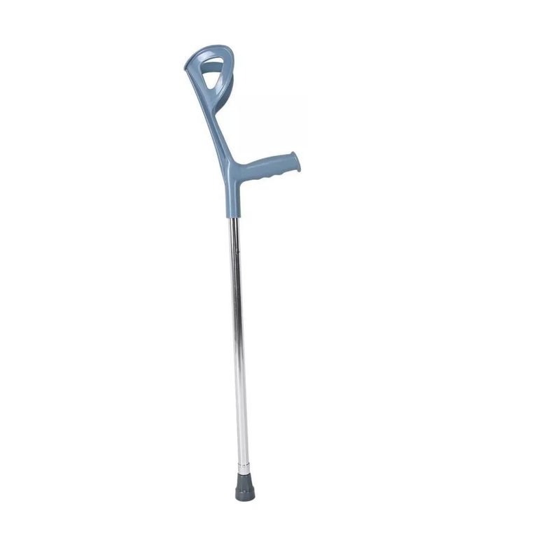 GENERICO - Baston Muleta Canadiense Ortopedico Altura Ajustable Gris