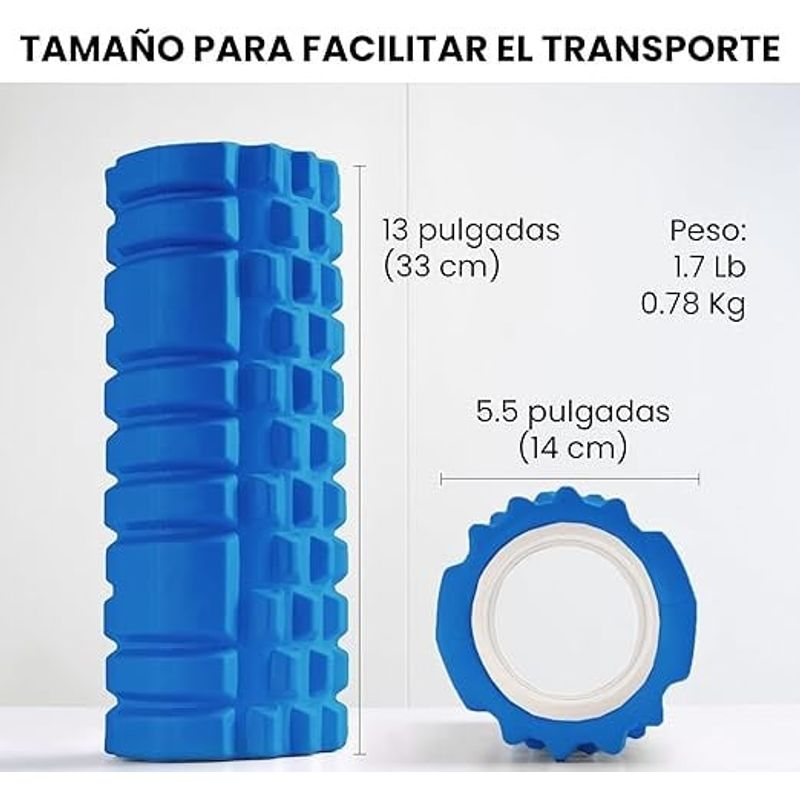 MOVI - Rodillo Para Masaje Muscular Ejercicio foam roller