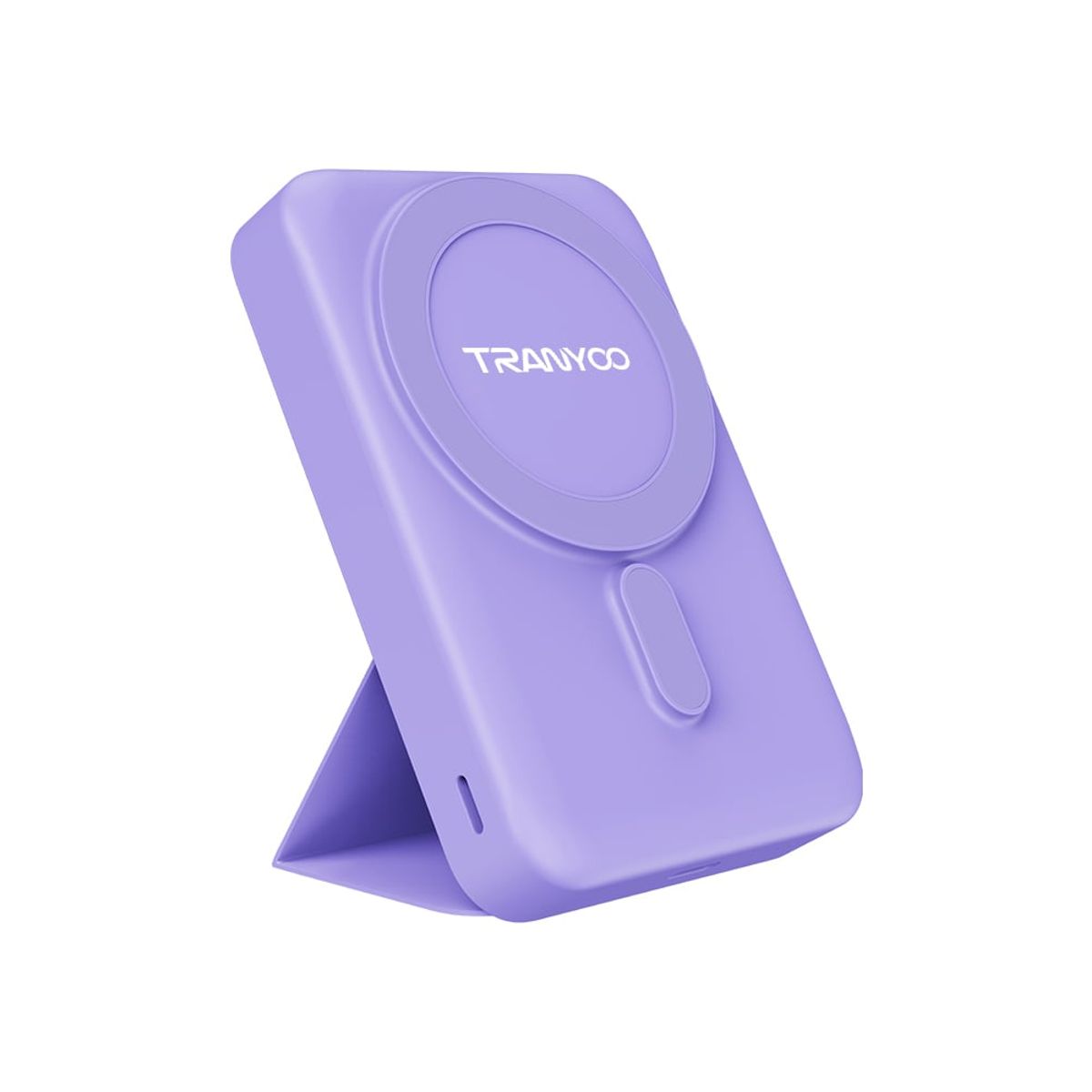 GENERICO - Power Bank Magsafe 10000 Mah 15w + 20w Tranyoo T-f24 -Lila