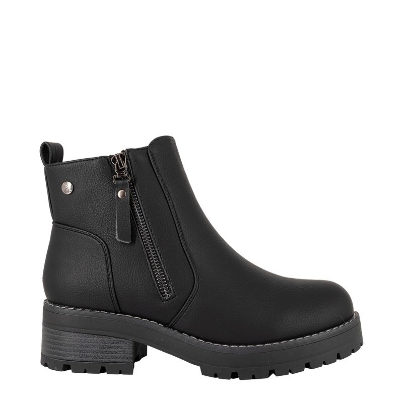 ALQUIMIA - Botin Mujer Negro Viole Alquimia