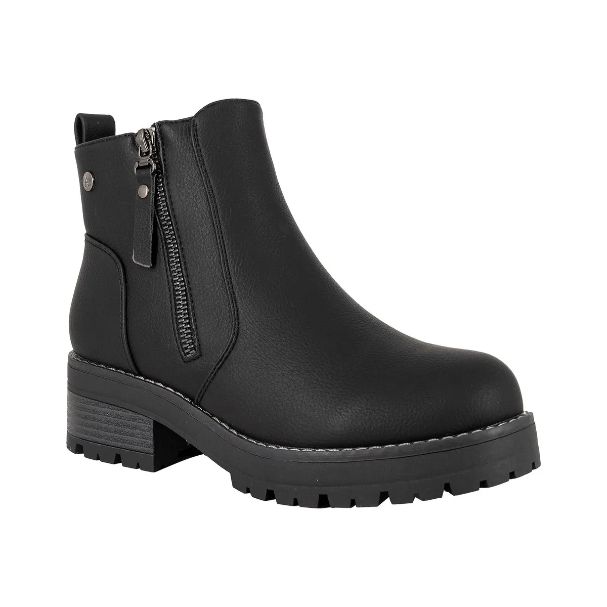 ALQUIMIA - Botin Mujer Negro Viole Alquimia