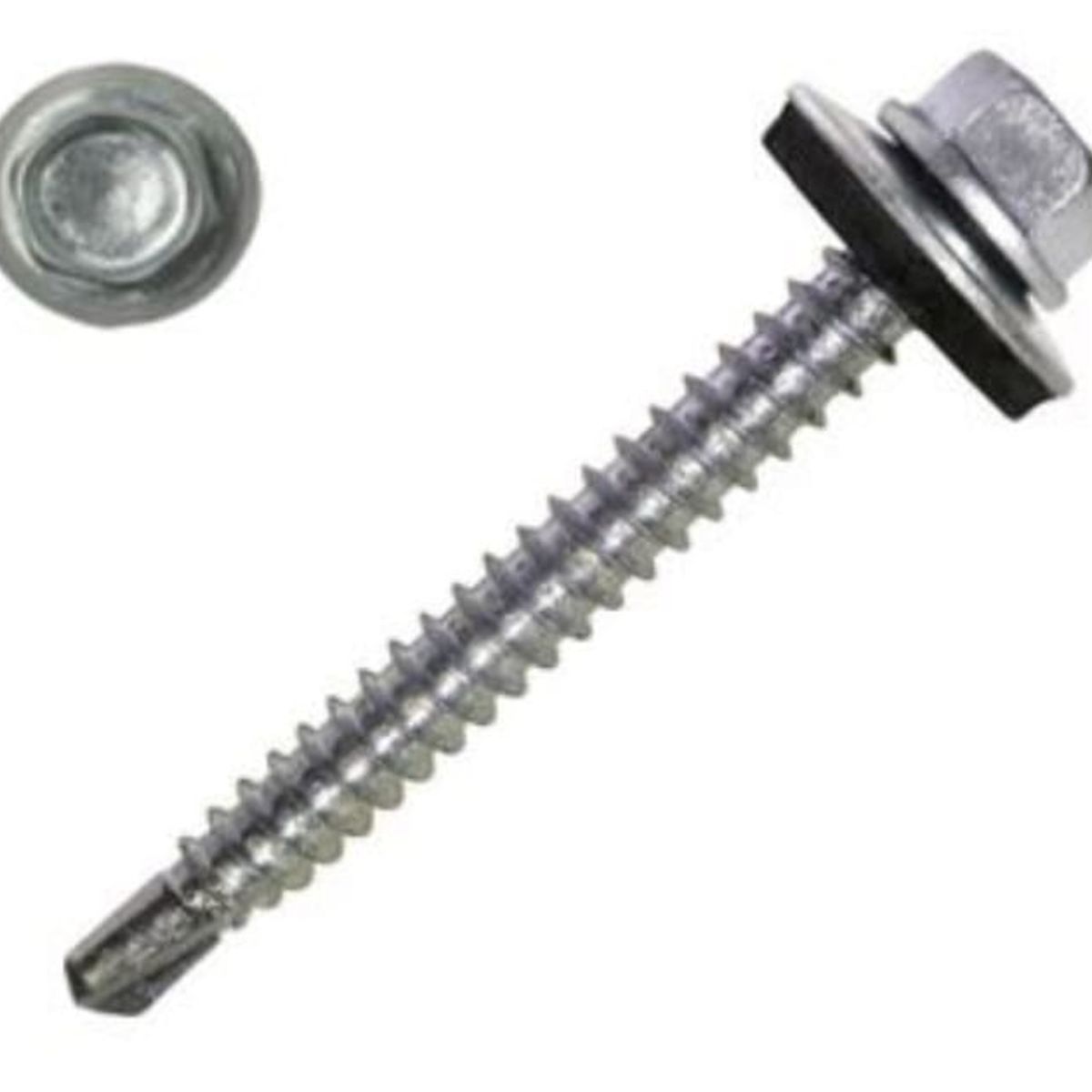 GENERICO - Tornillo Hexagonal Punta Broca 12x2 1/2 1000 Und