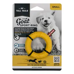 TALL TAILS - Aro De Goma Natural Goat Juguete Para Perro S
