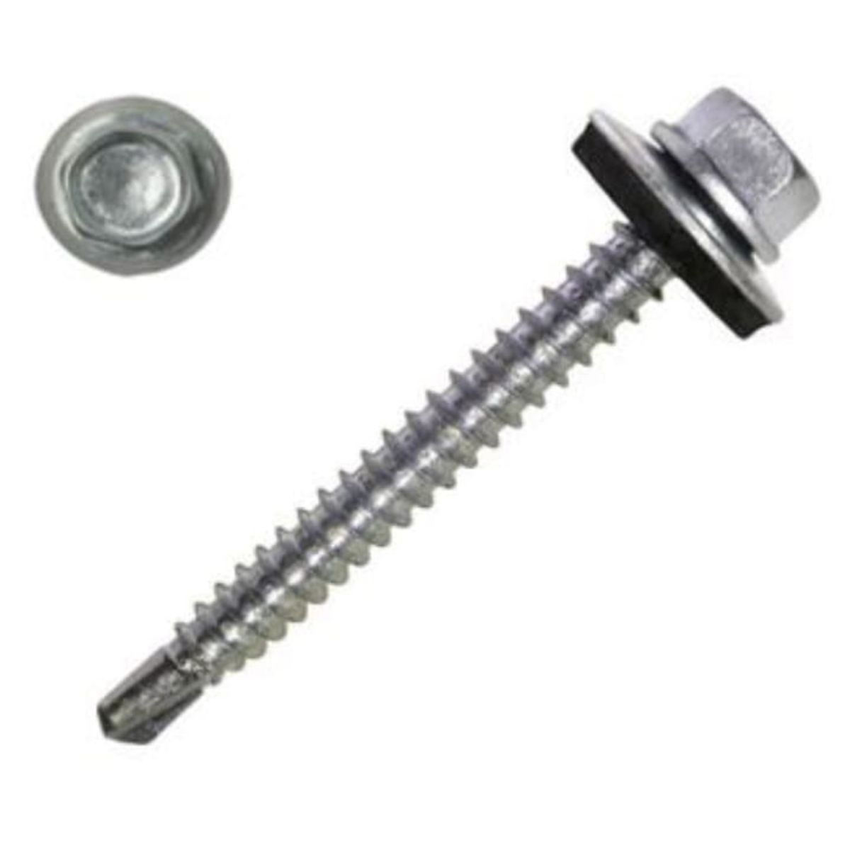 GENERICO - Tornillo Hexagonal Punta Broca 12x2 1/2 100 Und