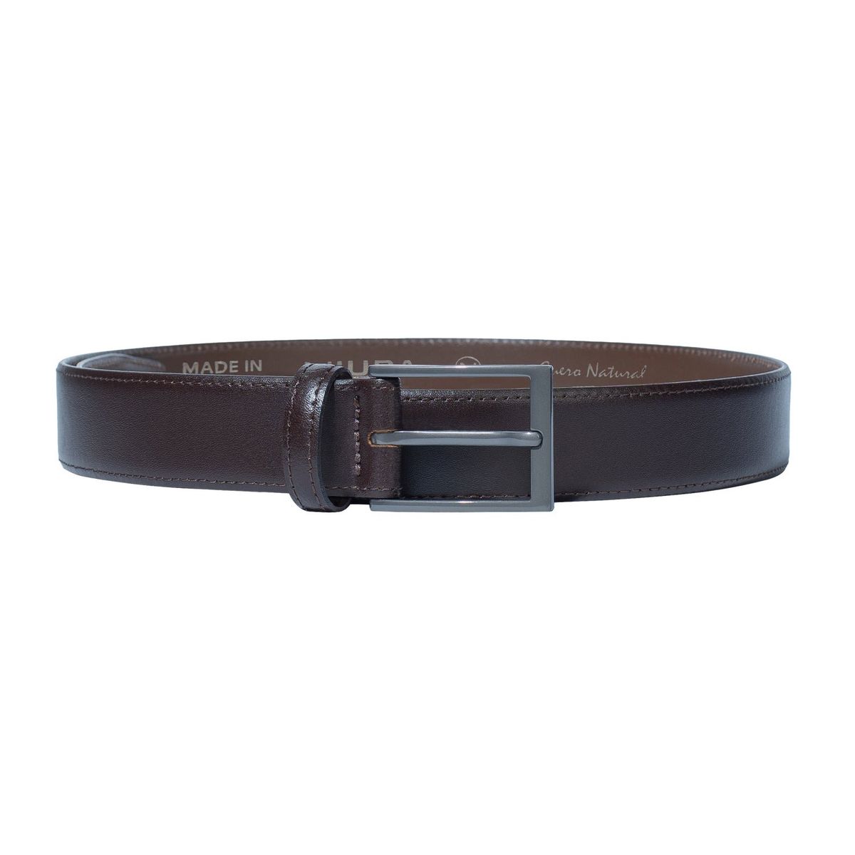 MIURA - Cinturón Miura Hombre Mod Belucci Cuero Natural