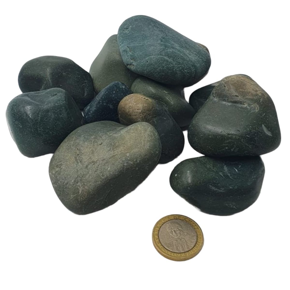 GENERICO - Piedra Decorativa Jaspe Verde Formato 1 kg