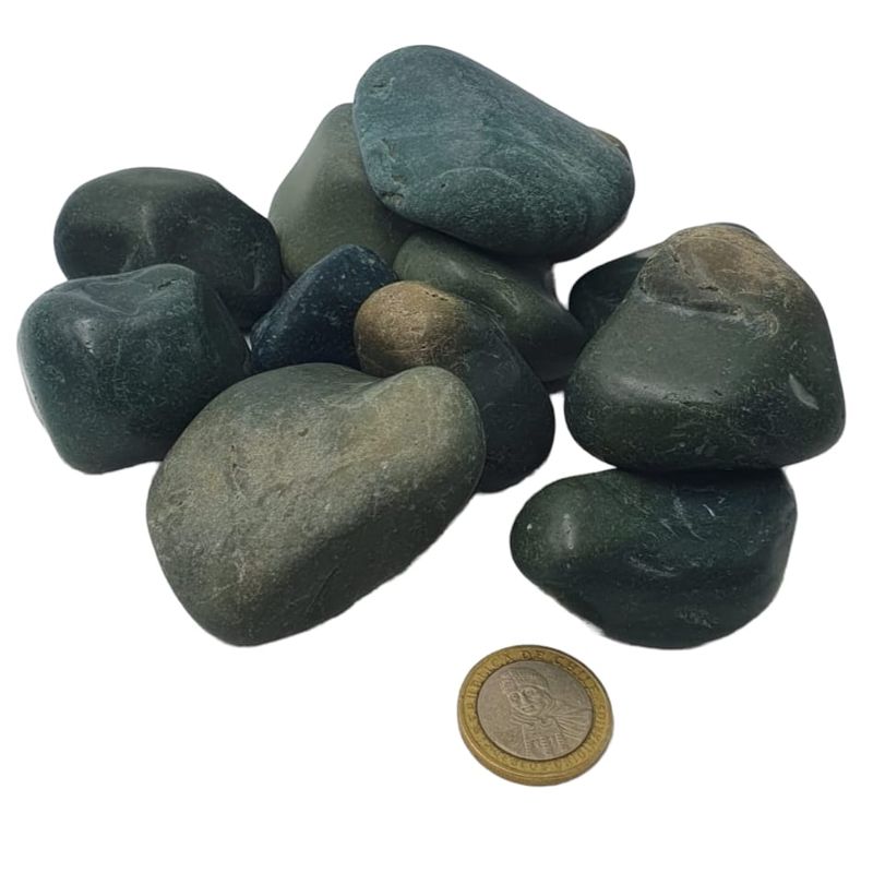 GENERICO - Piedra Decorativa Jaspe Verde Formato 1 kg